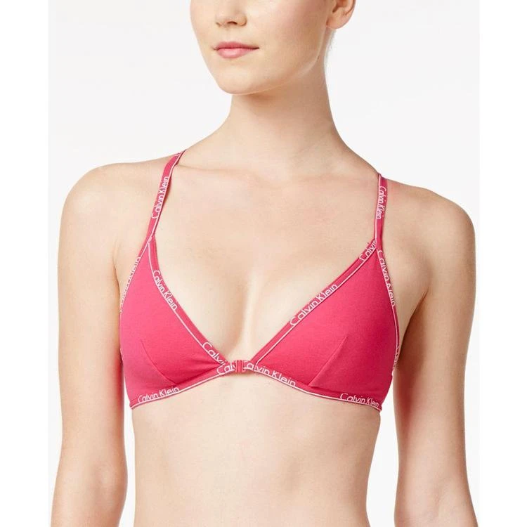 商品Calvin Klein|ID Cotton Triangle Bralette QF1752,价格¥47,第1张图片