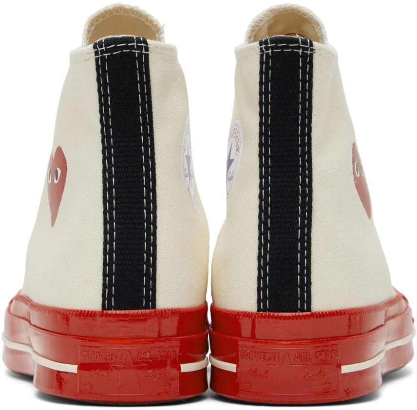 商品Comme des Garcons|灰白色 Converse 联名 Chuck 70 高帮运动鞋,价格¥1187,第2张图片详细描述