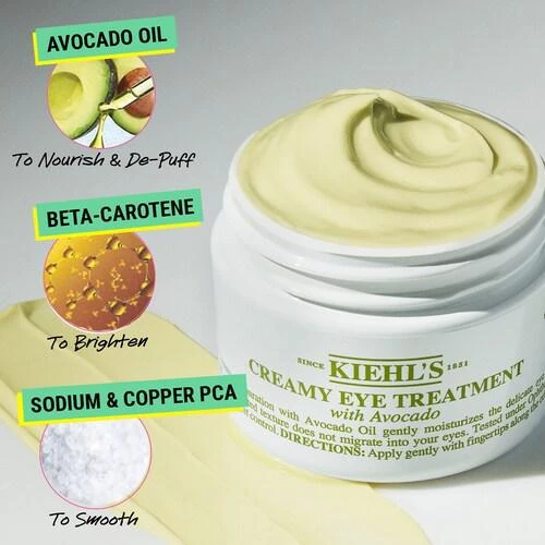 商品Kiehl's|Creamy Eye Treatment with Avocado,价格¥289,第5张图片详细描述