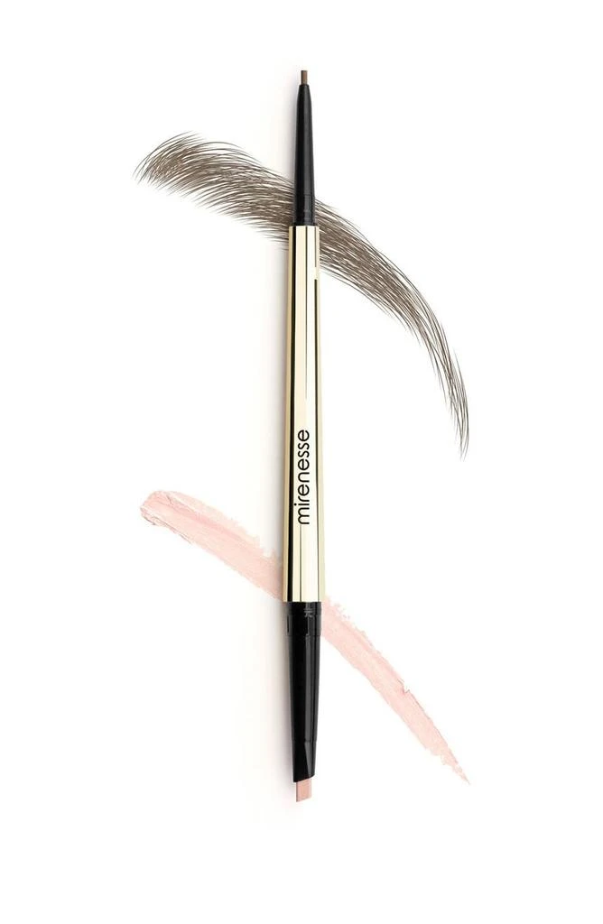商品MIRENESSE|All Day Micro Brow Pencil & Highlighter Crayon - Silk Brown,价格¥214,第1张图片