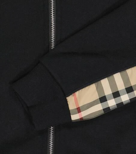 商品Burberry|Baby Graham cotton hoodie,价格¥3037,第3张图片详细描述