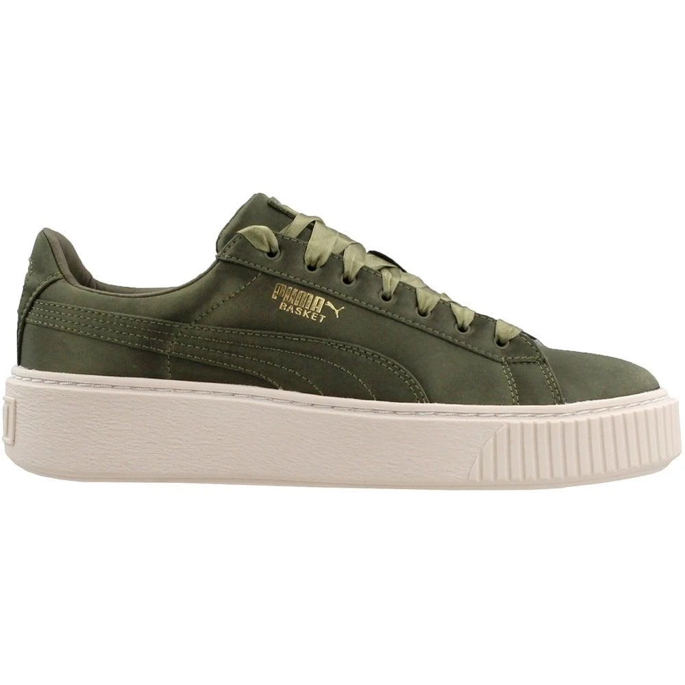 商品Puma|Basket Platform Satin运动鞋,价格¥225,第1张图片