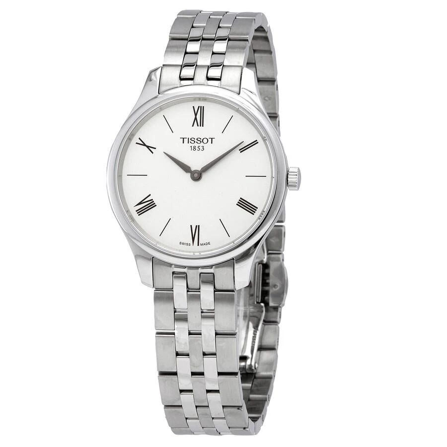 Tissot Tradition 5.5 Quartz Silver Dial Ladies Watch T063.209.11.038.00 1