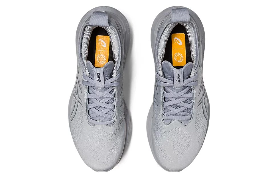 商品[国内直发] Asics|GEL-Nimbus 25 轻便 织物减震防滑耐磨 低帮 马拉松跑步鞋 女款 灰色,价格¥984,第6张图片详细描述