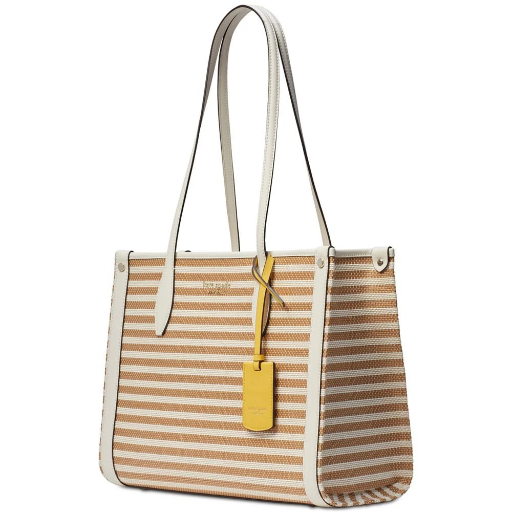 商品Kate Spade|Market Striped Fabric Medium Tote,价格¥1044,第3张图片详细描述