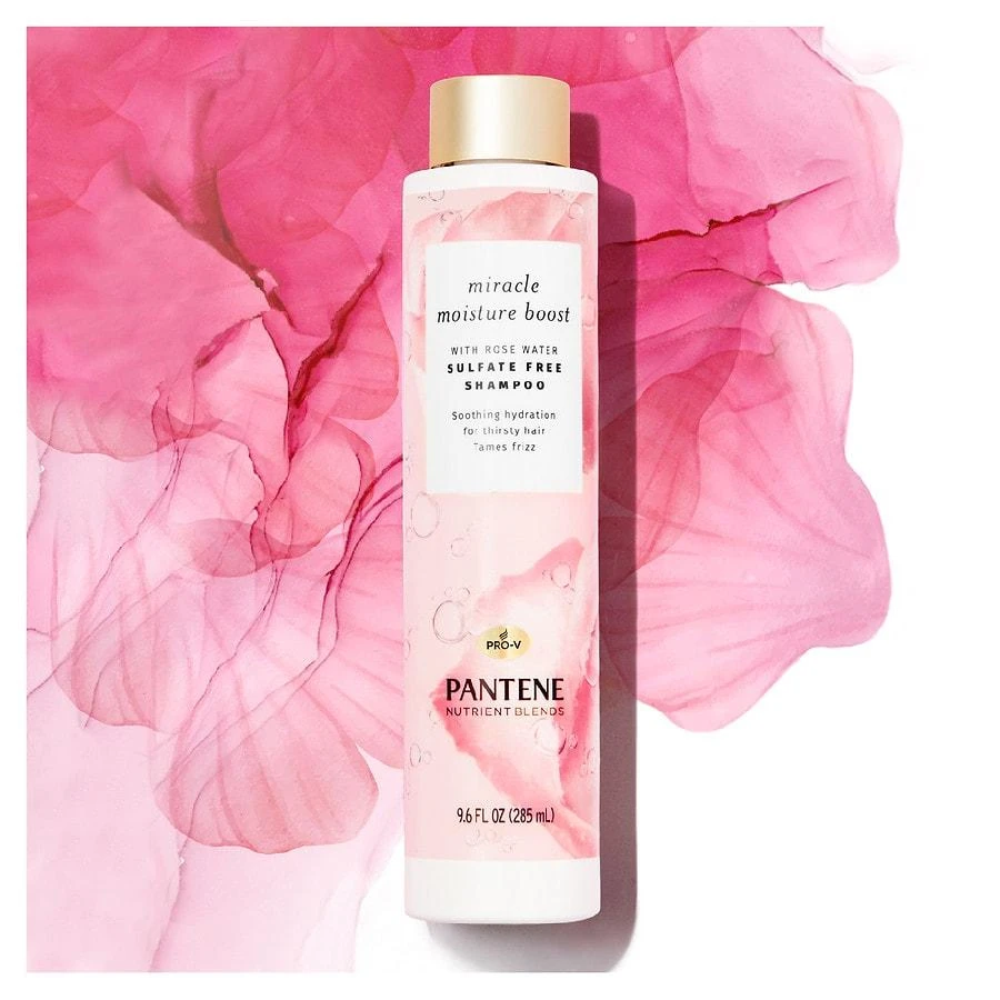 商品Pantene|Miracle Moisture Boost Rose Water Sulfate Free Shampoo & Conditioner Fresh, Botanical,价格¥120,第2张图片详细描述