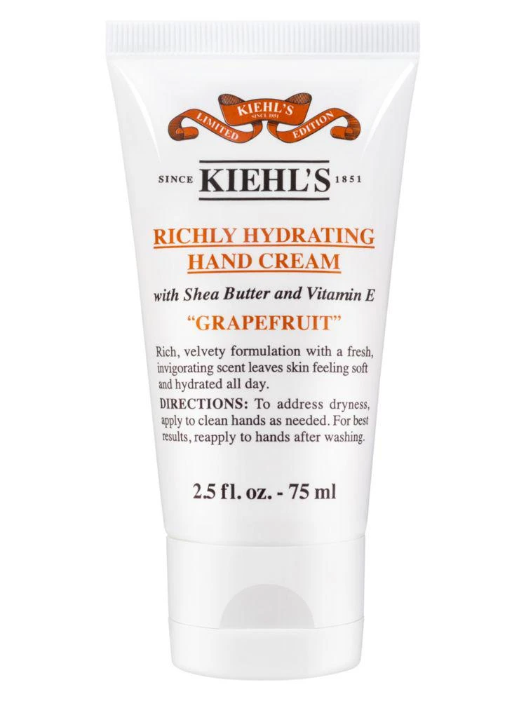 商品Kiehl's|Richly Hydrating Grapefruit Scented Hand Cream,价格¥103,第1张图片