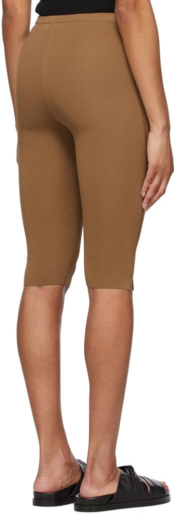 Tan Cropped Compact Leggings商品第3张图片规格展示