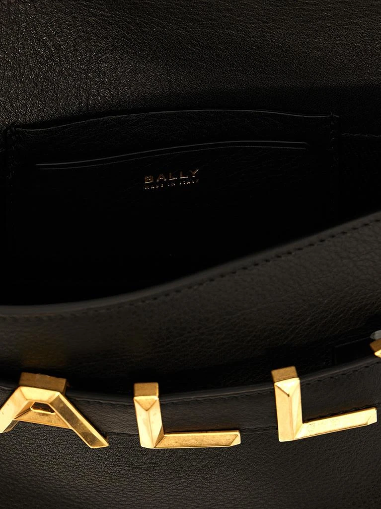 商品Bally|Logo Shoulder Strap Crossbody Bags Black,价格¥6294,第4张图片详细描述