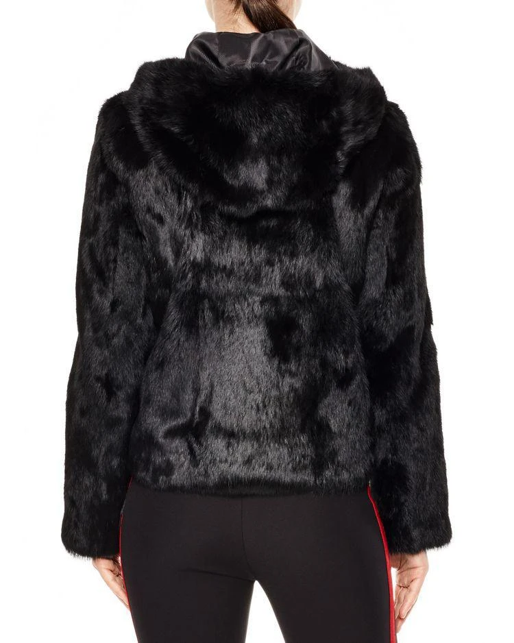 商品Sandro|Varda Tie-Front Real Rabbit Fur Jacket,价格¥4739,第2张图片详细描述