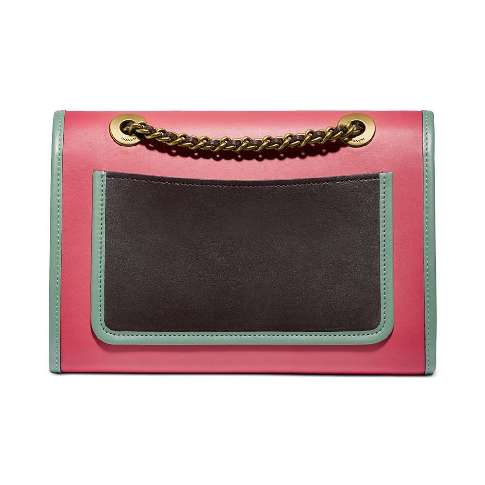 商品Coach|Colorblock Leather Parker Shoulder Bag,价格¥2597,第5张图片详细描述