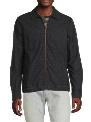 商品Barbour|Clipson Glen Plaid Zip Shacket,价格¥395,第1张图片