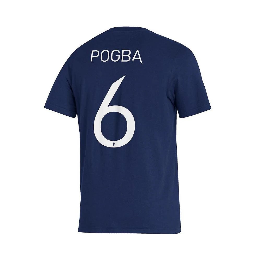 商品Adidas|Men's Paul Pogba Navy Manchester United Name and Number Amplifier T-shirt,价格¥181,第4张图片详细描述