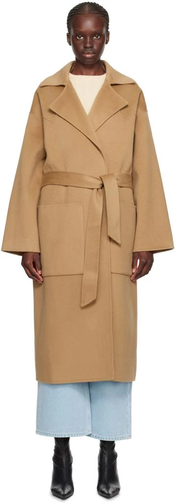 商品Nanushka|Tan Alamo Coat,价格¥3196,第1张图片