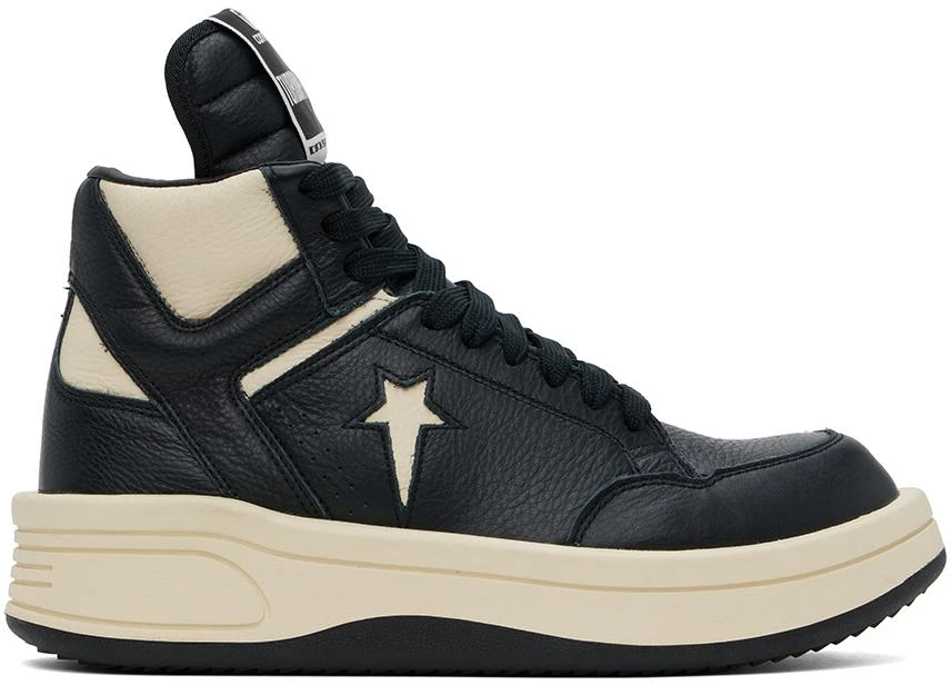 商品Rick Owens|Black Converse Edition TURBOWPN Mid Sneakers,价格¥1467,第1张图片