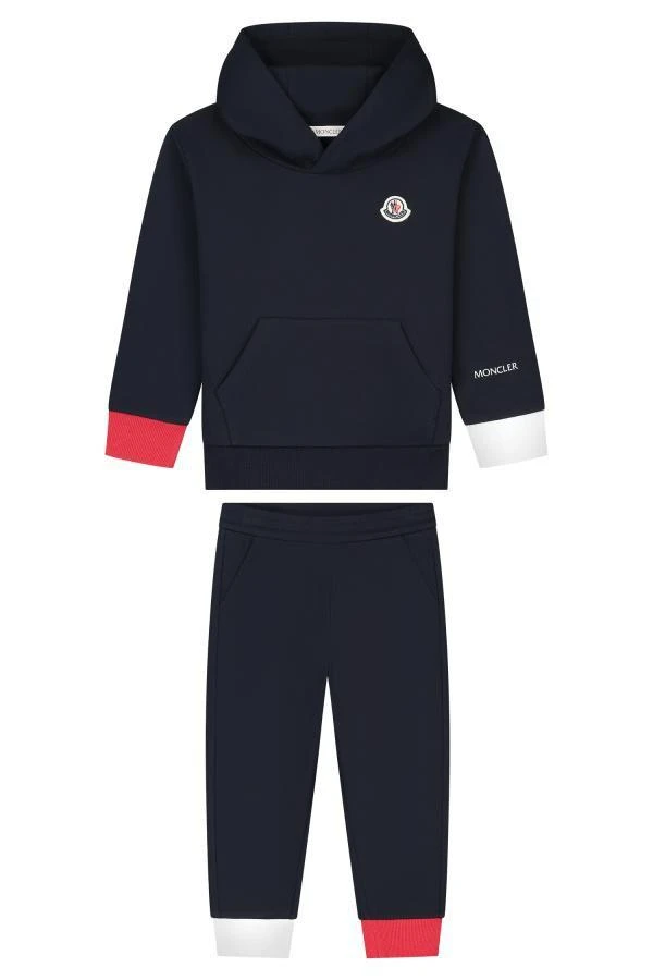 商品Moncler|Moncler Enfant Logo Patch Tracksuit,价格¥1420,第1张图片