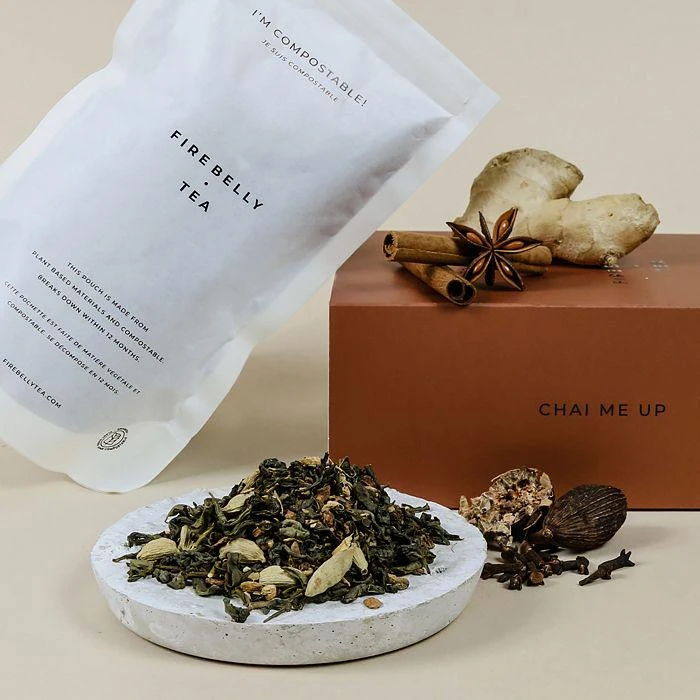 商品Firebelly Tea|Chai Me Up Loose Leaf Green Tea,价格¥172,第2张图片详细描述