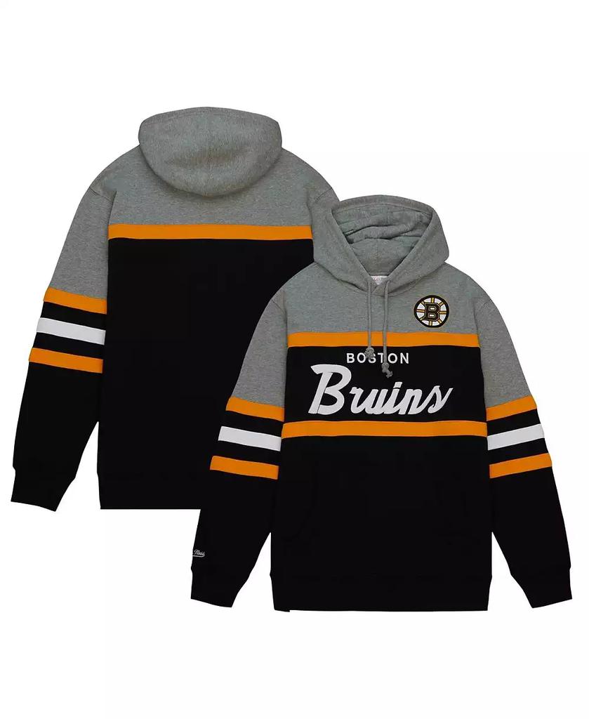 Sweatshirt com capuz para homem preto e cinzento do treinador do Boston Bruins image 2
