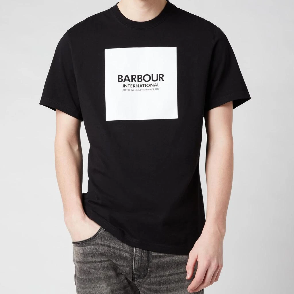 商品Barbour|Barbour International Men's Block T-Shirt - Black,价格¥118,第1张图片