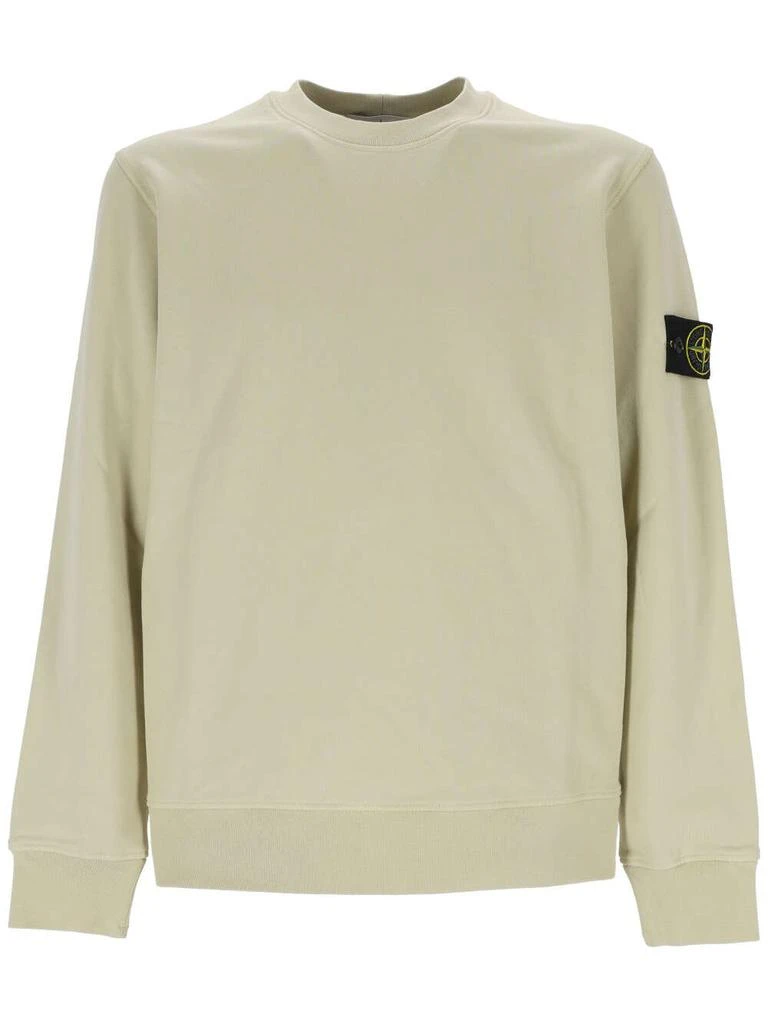 商品Stone Island|Stone Island Compass Patch Crewneck Sweatshirt,价格¥1387,第1张图片