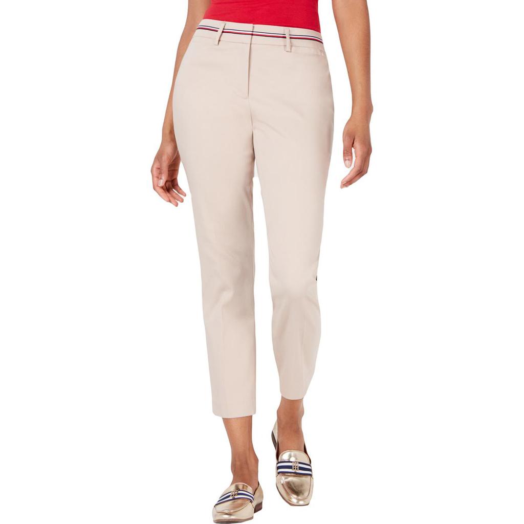 Tommy Hilfiger Womens Bristol High Rise Slim Leg Pants商品第1张图片规格展示