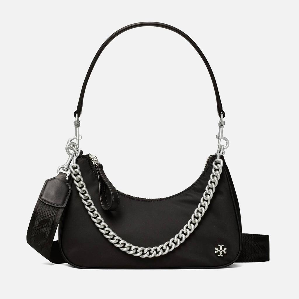 Tory Burch Women's Mercer Nylon Small Shoulder Bag - Black商品第1张图片规格展示