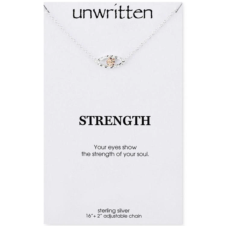 商品Unwritten|Two-Tone Evil-Eye Pendant Necklace in Sterling Silver,价格¥113,第1张图片