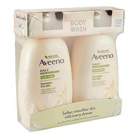 商品Aveeno|保湿沐浴液(33 fl. oz.2支),价格¥122,第6张图片详细描述