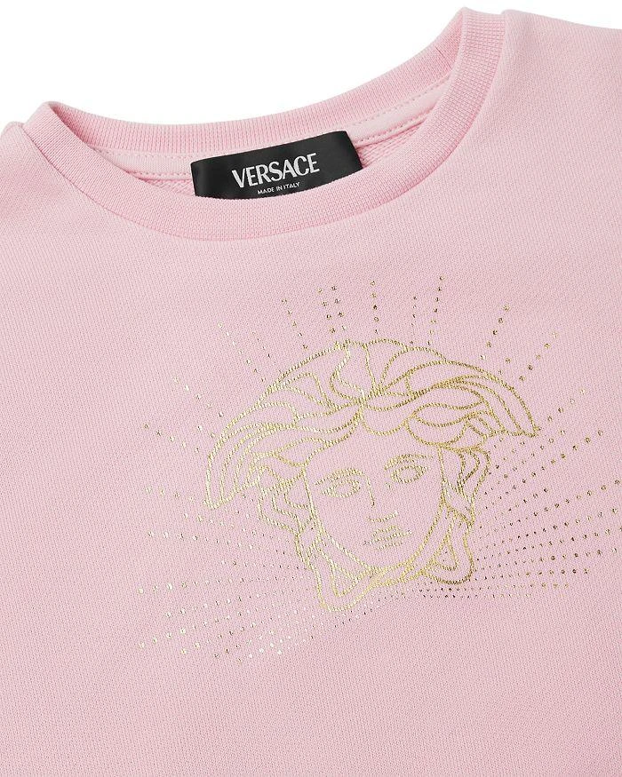 商品Versace|Girls' Medusa Rays Graphic Fleece Sweatshirt - Baby, Little Kid,价格¥1711,第3张图片详细描述