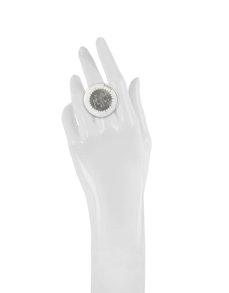 商品Rosato 洛萨朵|Peace Cut-Out Sterling Silver Ring,价格¥1258,第2张图片详细描述