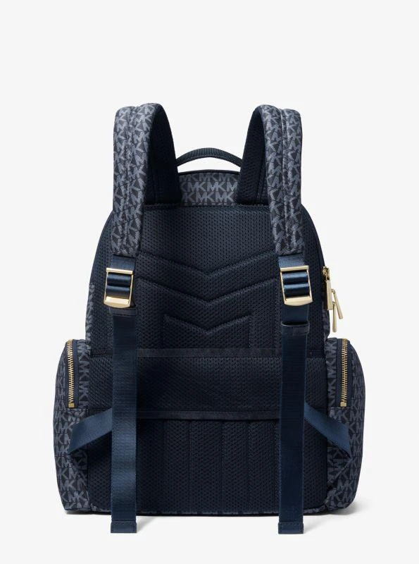 商品Michael Kors|Prescott Large Signature Logo Print Woven Backpack,价格¥2083,第3张图片详细描述