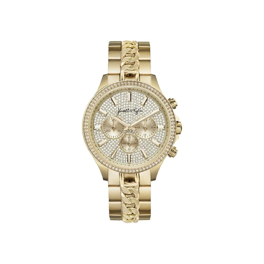 商品KENDALL & KYLIE|iTouch Women's Holiday Singles Gold-Tone Metal Bracelet Watch,价格¥113,第1张图片