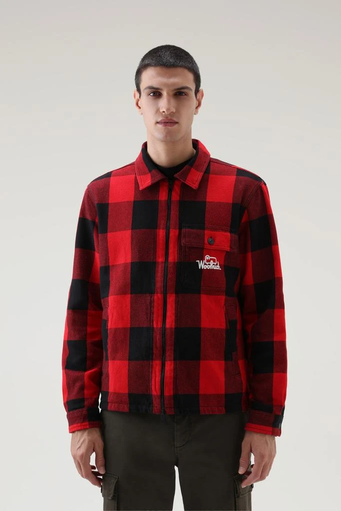 商品Woolrich|Timber Flannel Check Overshirt,价格¥1823,第1张图片