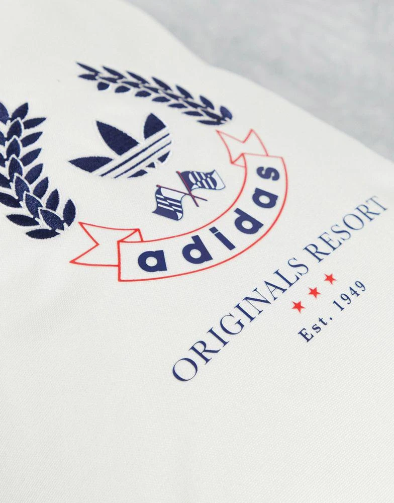 商品Adidas|adidas Originals resort bucket backpack in off white,价格¥294,第3张图片详细描述
