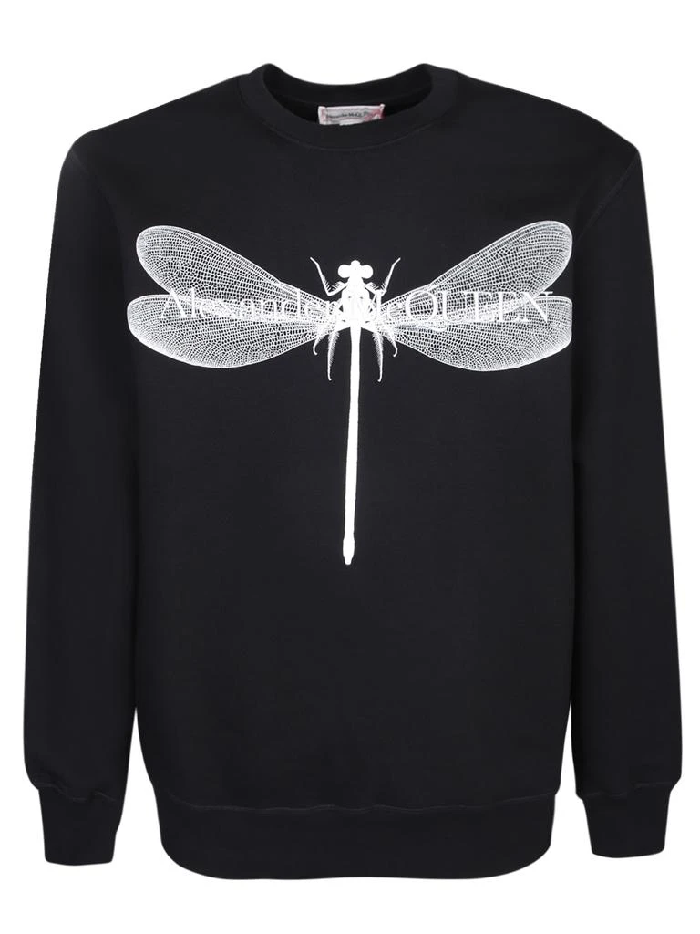 商品Alexander McQueen|Dragonfly Black Sweatshirt,价格¥4555,第1张图片