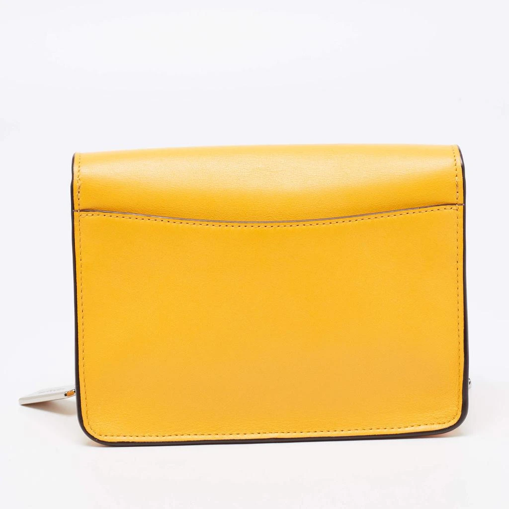 商品[二手商品] Coach|Coach Mustard Leather Bowery Chain Shoulder Bag,价格¥2457,第4张图片详细描述