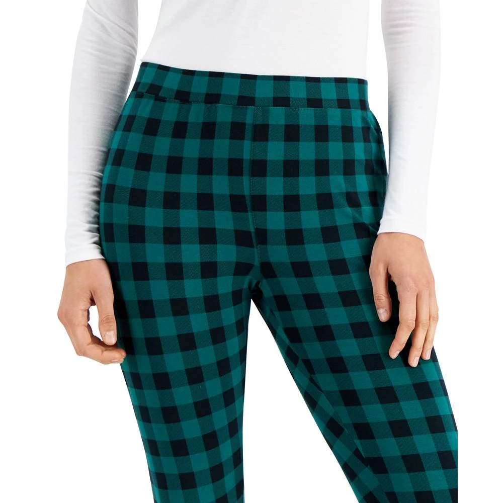 商品Style & Co|Women's Plaid Mid-Rise Leggings, Created for Macy's,价格¥42,第3张图片详细描述