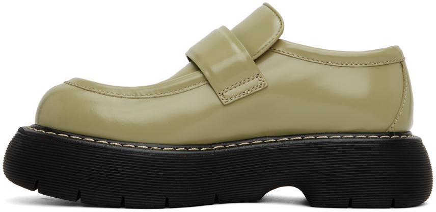 商品Bottega Veneta|Green Swell Loafers,价格¥8798,第5张图片详细描述