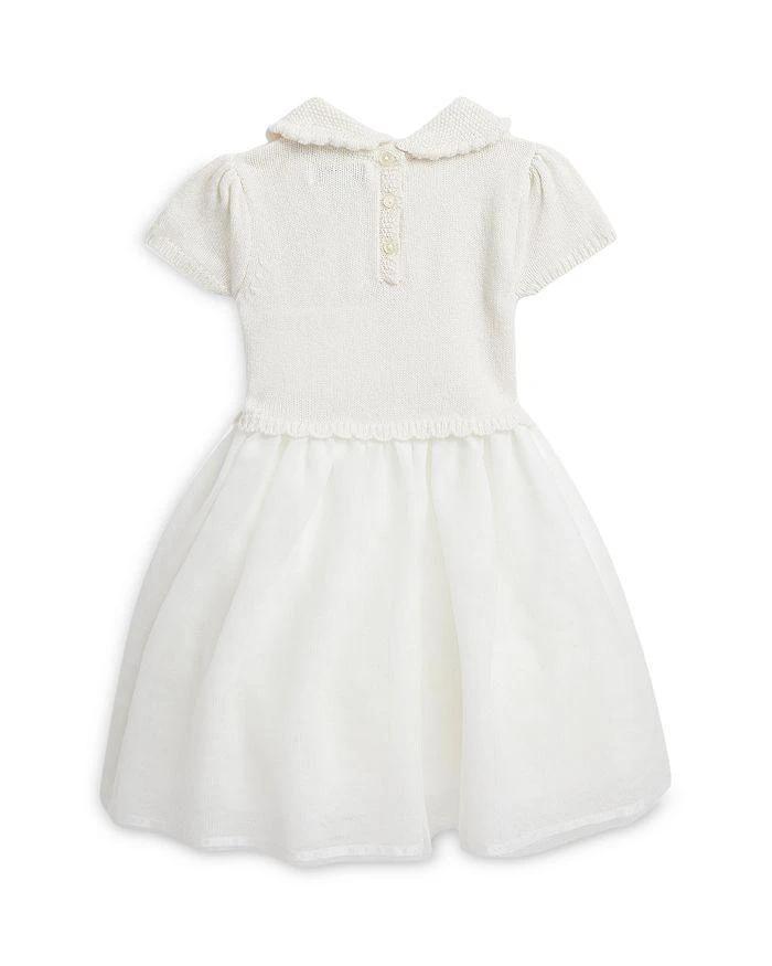 商品Ralph Lauren|Girls' Mixed Media Dress - Baby,价格¥1279,第2张图片详细描述