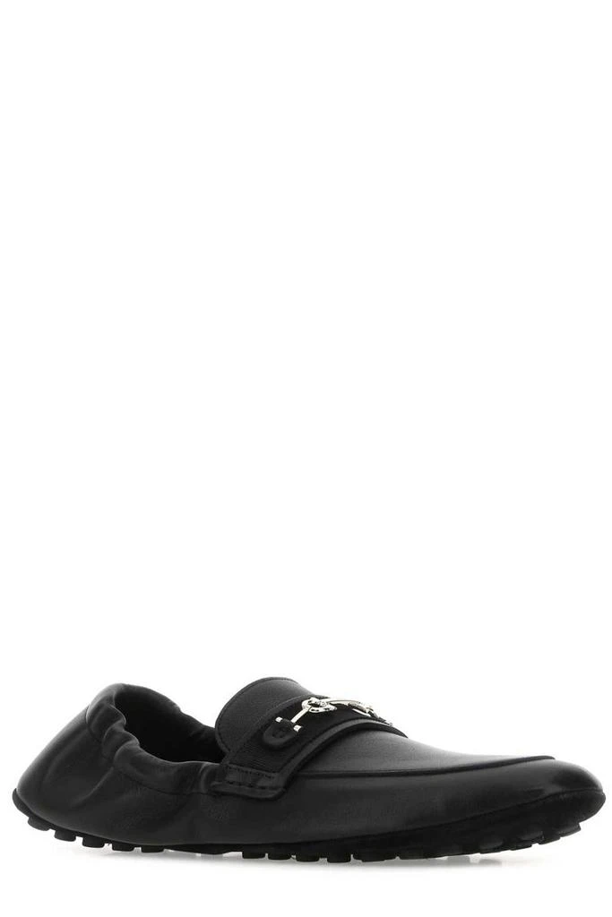 商品Salvatore Ferragamo|Salvatore Ferragamo Gancini Logo-Plaque Elastic Loafers,价格¥2456,第2张图片详细描述