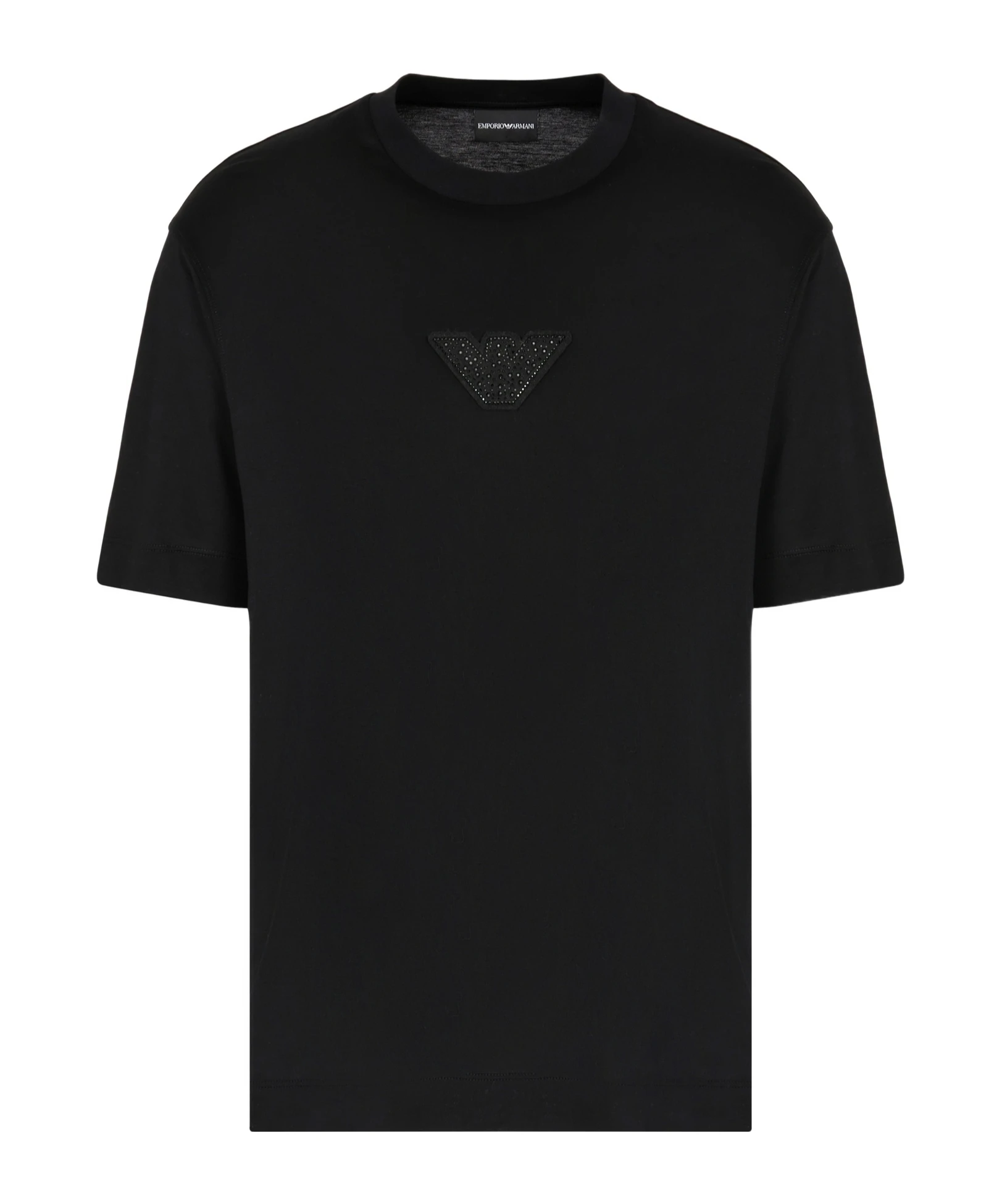 商品【商品预售7天】 Emporio Armani|Emporio Armani 男士T恤 EM001493AF10017UC001 黑色,价格¥1035,第1张图片