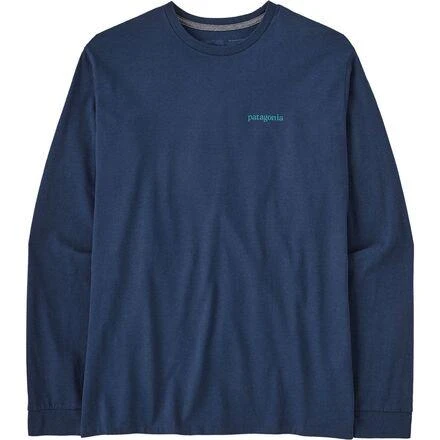 商品Patagonia|Line Logo Ridge Long-Sleeve Responsibili-T-Shirt - Men's,价格¥322,第2张图片详细描述