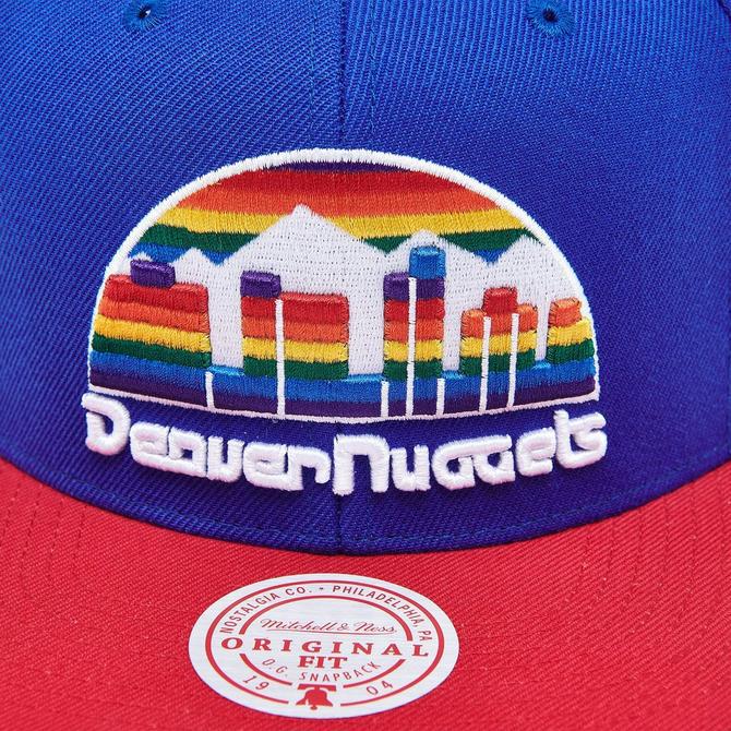 Mitchell & Ness NBA Denver Nuggets Team 2 Tone 2.0 HWC Snapback Hat商品第4张图片规格展示