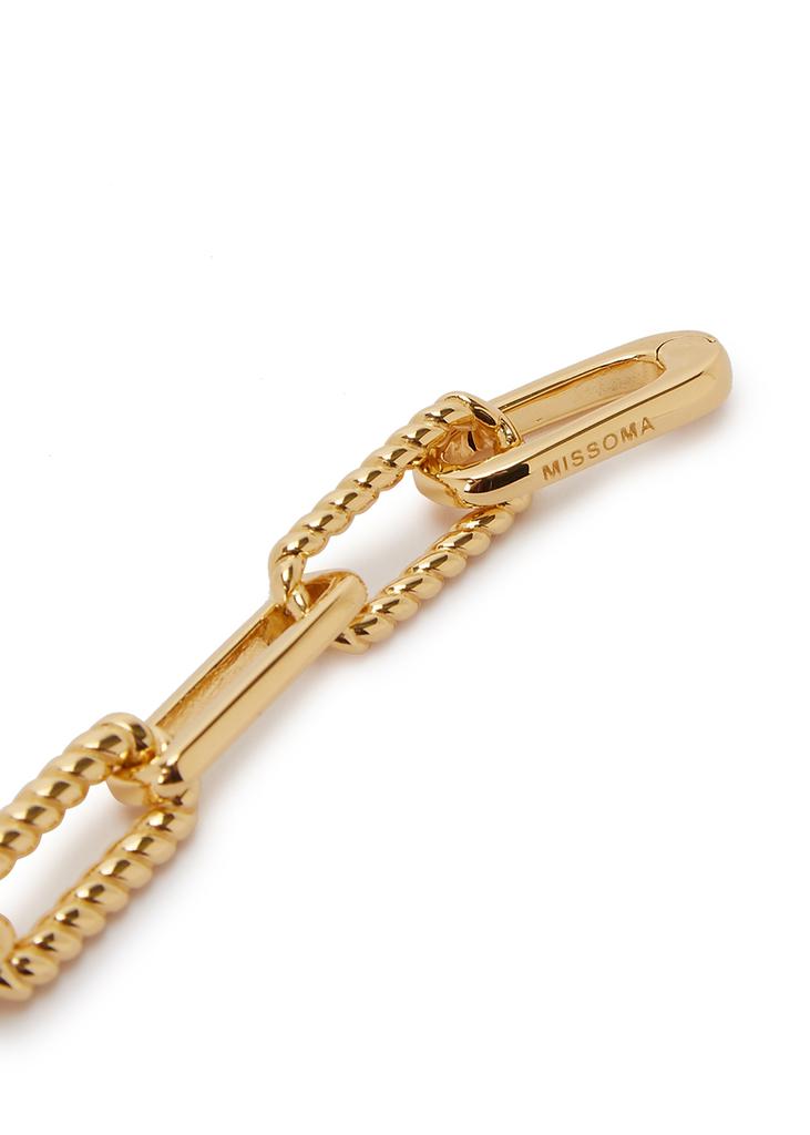 Coterie 18kt gold-plated chain bracelet商品第3张图片规格展示