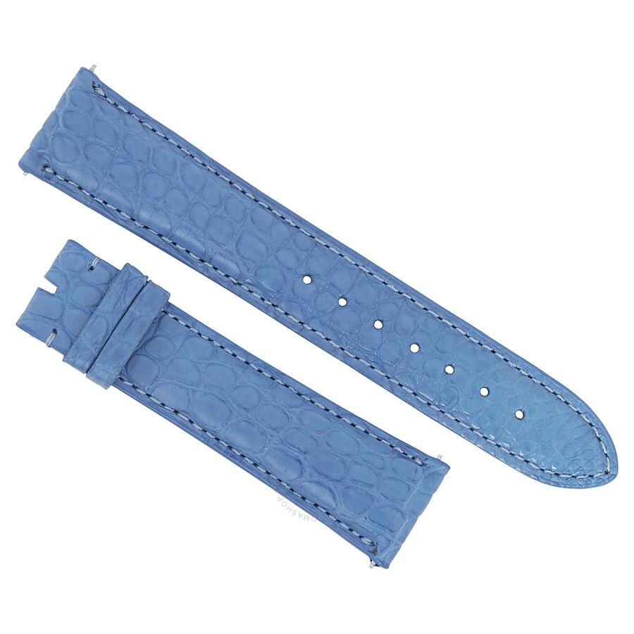 商品Hadley Roma|Hadley Roma 21 MM Light Blue Alligator Leather Strap,价格¥163,第1张图片
