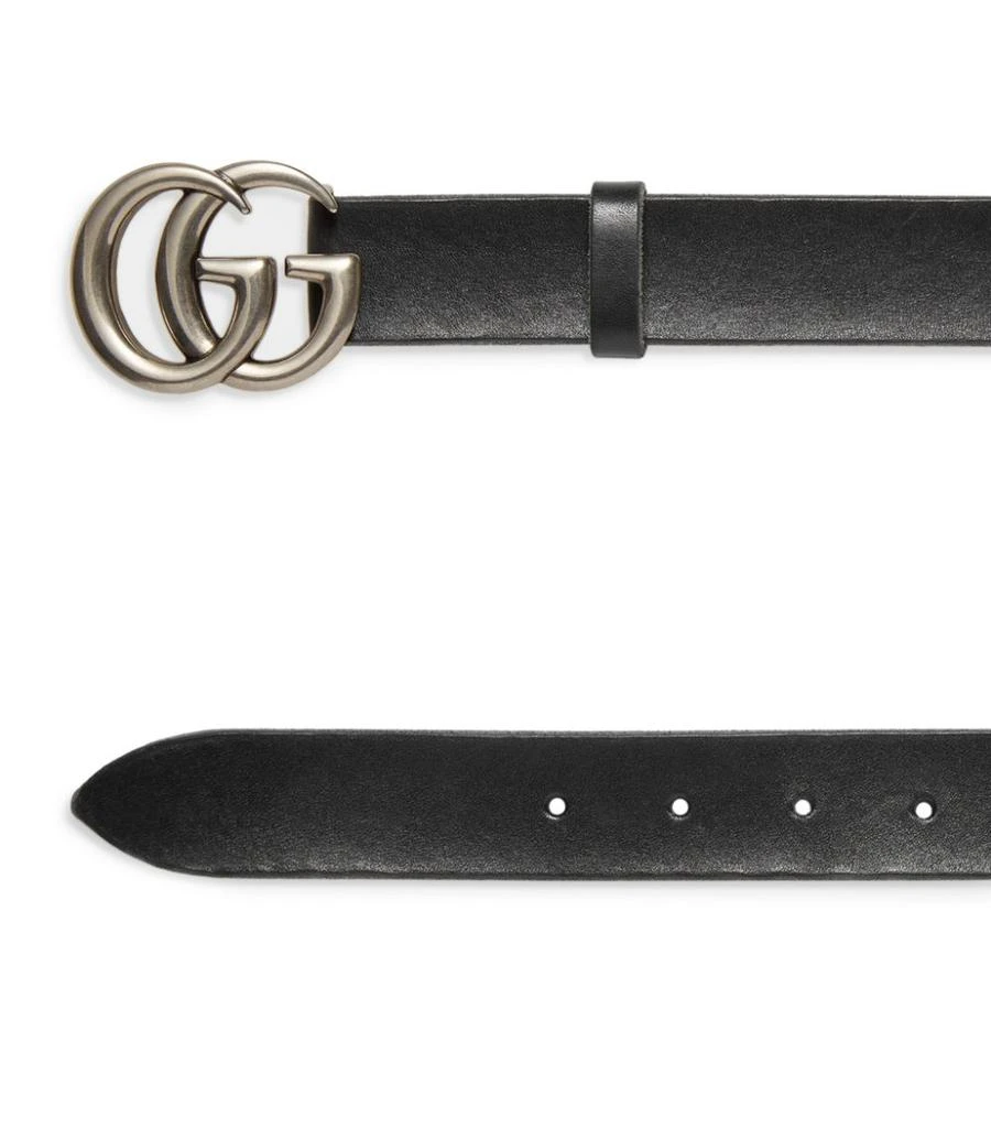商品Gucci|Leather Double G Belt,价格¥3636,第2张图片详细描述