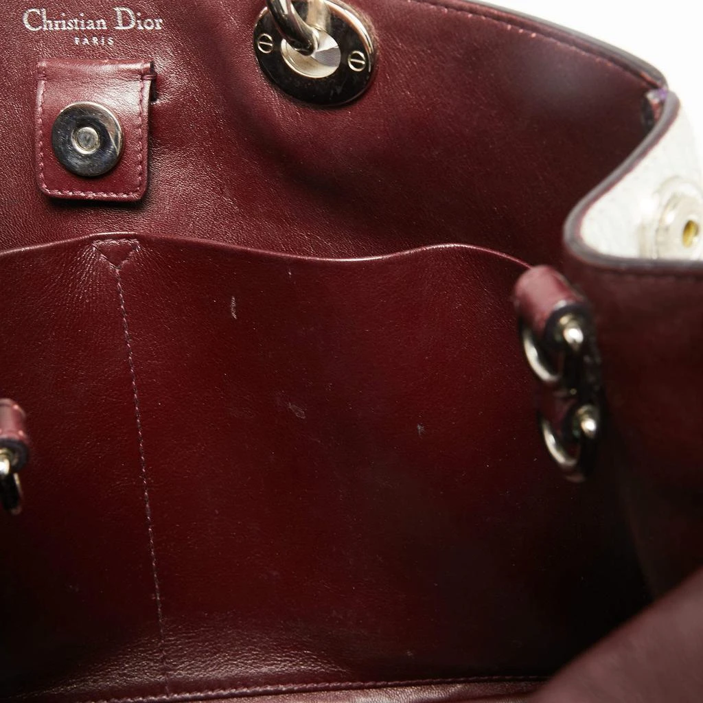 Dior Purple/Silver Leather and Python Medium Diorissimo Shopper Tote 商品