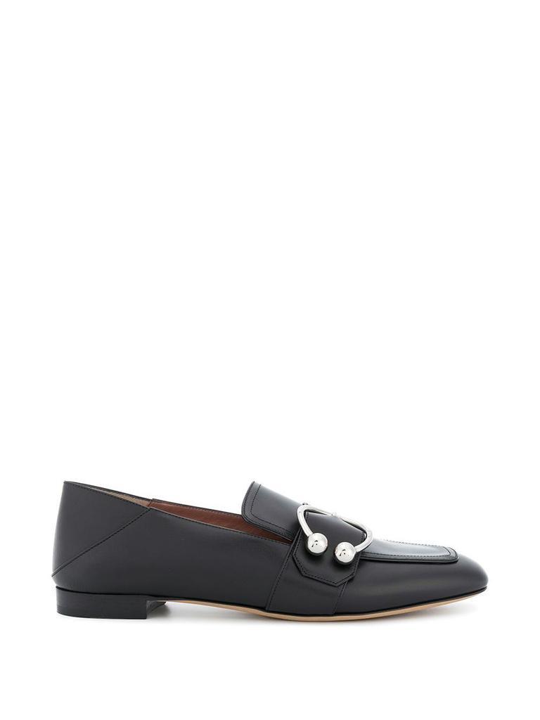 商品Bally|NEW Bally Malinda Ladies Black Calf Leather Loafers,价格¥1881,第1张图片