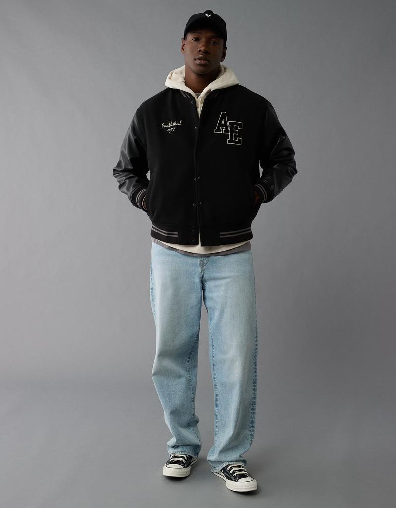 Shop AE Varsity Bomber Jacket on Sale at BeyondStyle – Get