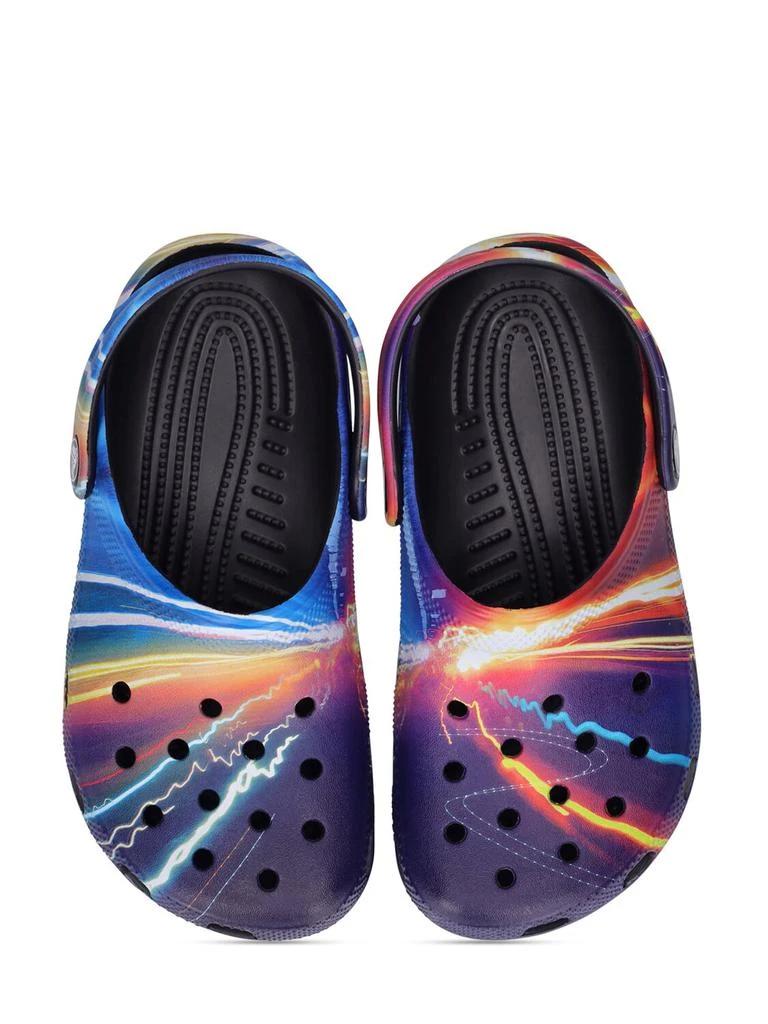 商品Crocs|Thunder Print Rubber Crocs,价格¥222,第1张图片详细描述